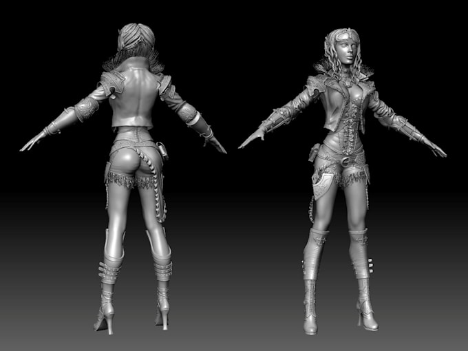 sculpt custom 3d action figures, poseable miniatures, and print ready stl files