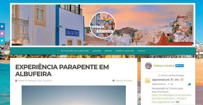 create a website for yourself in wordpress or another cms