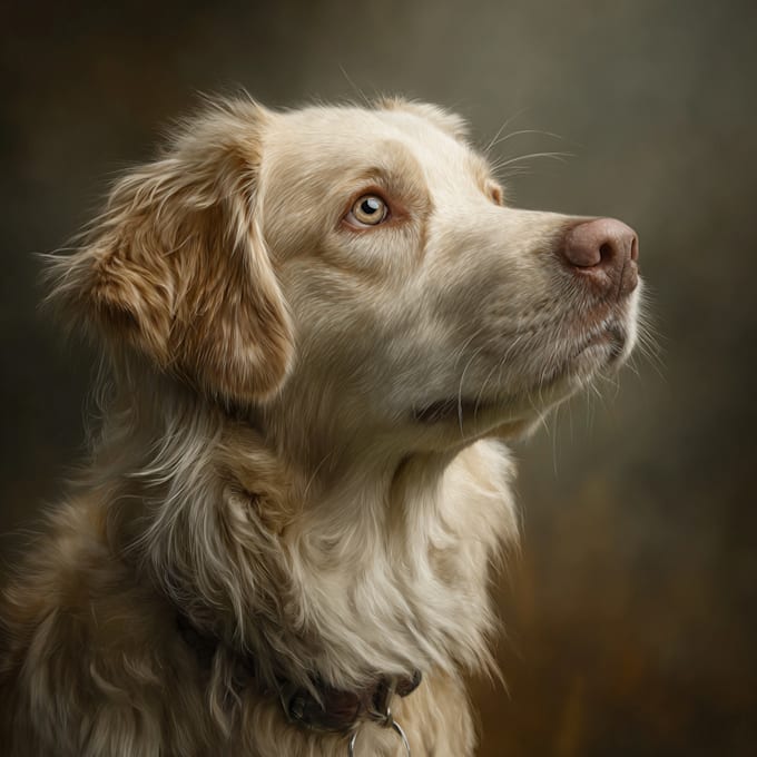 draw realistic digital pet portrait dog, cat, horse