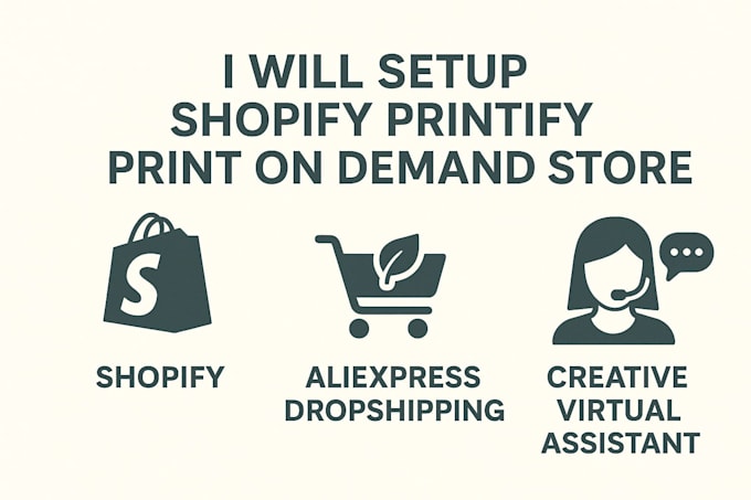 shopify design, dropshipping, redesign, shopify pod store, klaviyo marketing VA