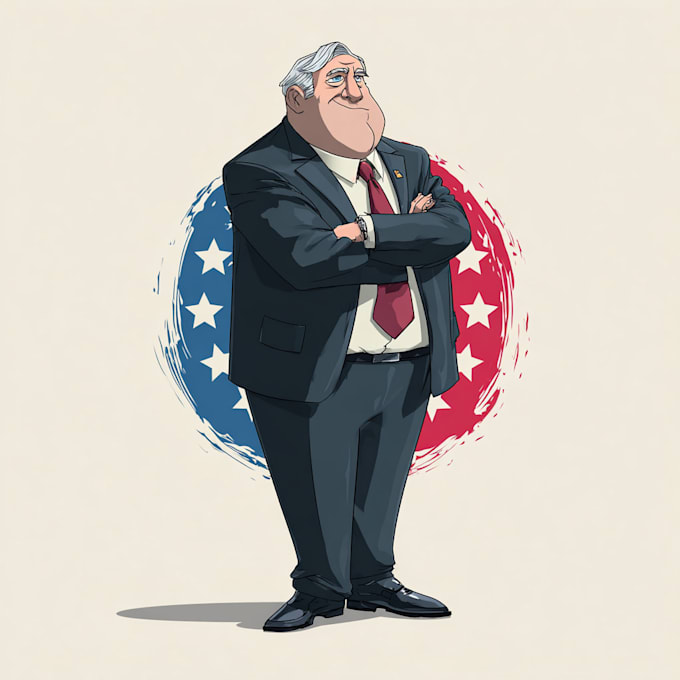 make political cartoons illustration