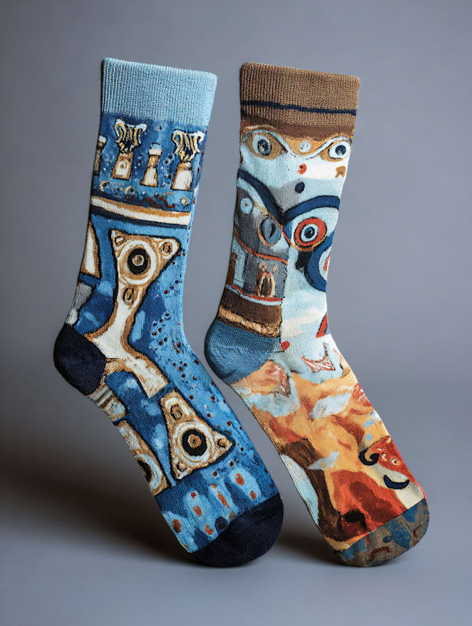 design crew socks, knighted socks for you