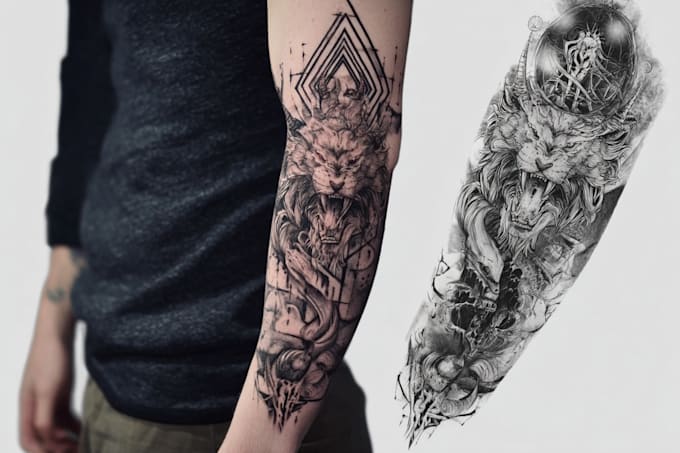 do unique customized realism tattoo design