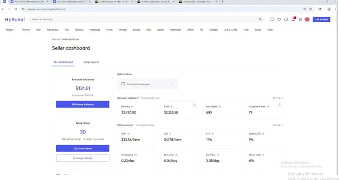 build a profitable mercari store with 2 step dropshipping