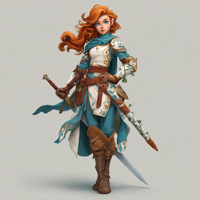 do fancy dnd character art