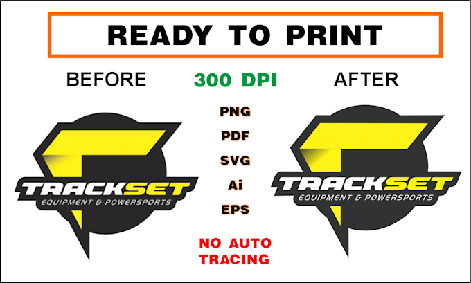 professional vector tracing and logo redesign services with 300 dpi