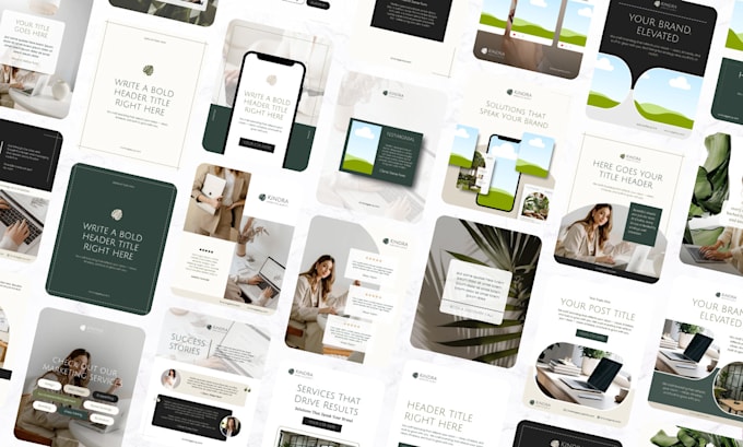 design your social media brand and templates in canva