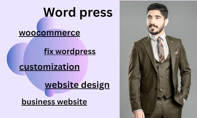 design, customize, and fix your wordpress website professionally