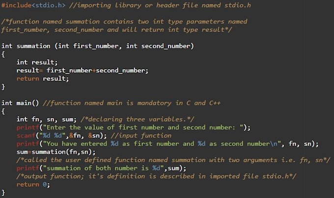teach oop, ds and algorithm using c, cpp and java as well as language basics