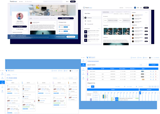design web app , dashboard , landing page and website