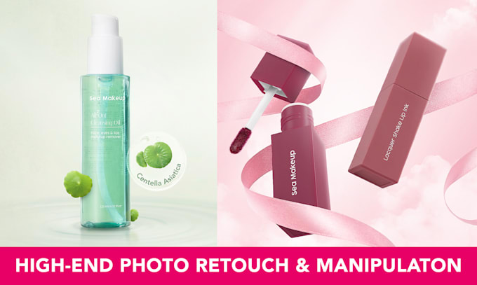 do product photo edit for key visual