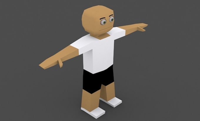 model and rig 3d character for vrchat  animate with roblox blender character