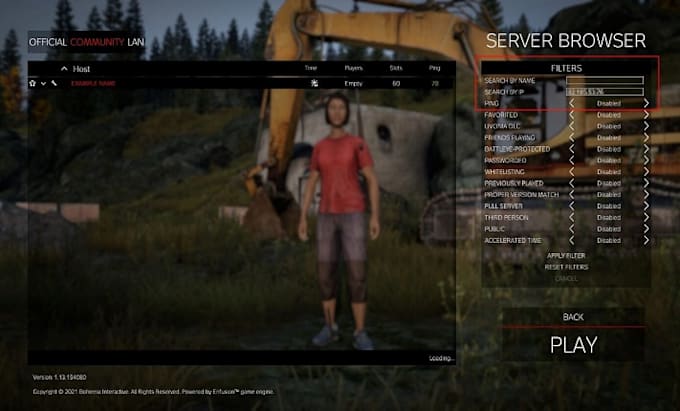 create custom dayz servers, server mods, maps, dayz server