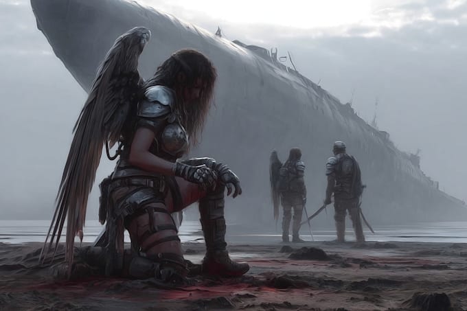 draw realistic background, 2d environment, landscape