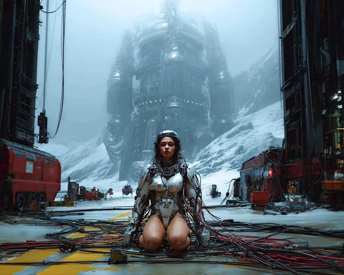 draw you sci fi concept art and futuristic illustrations