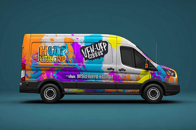 make creative vehicle wrap design for your car, truck, van