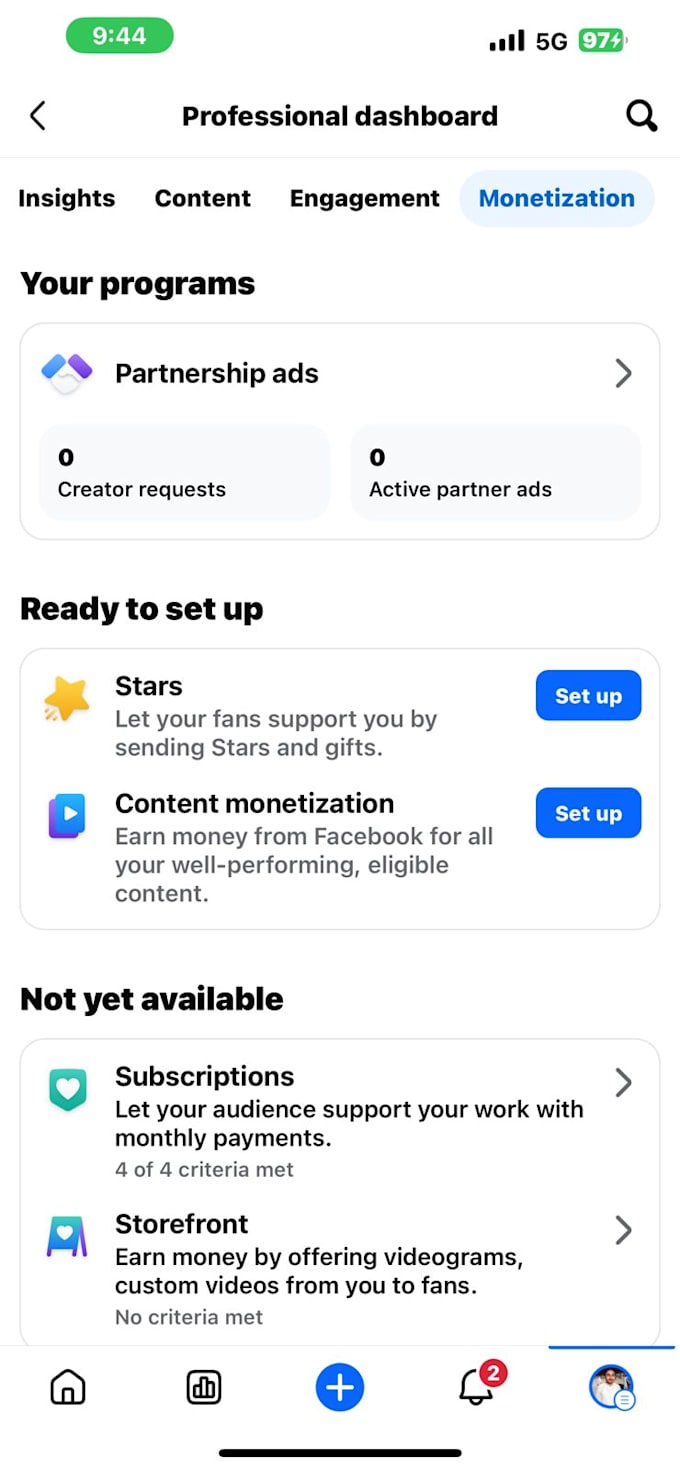 promote and organically monetize facebook page