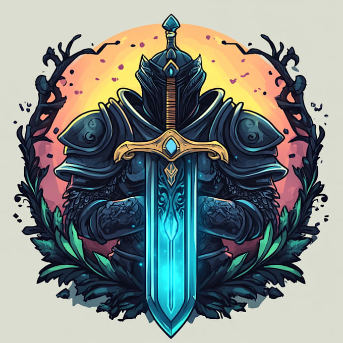 custom fantasy game logo