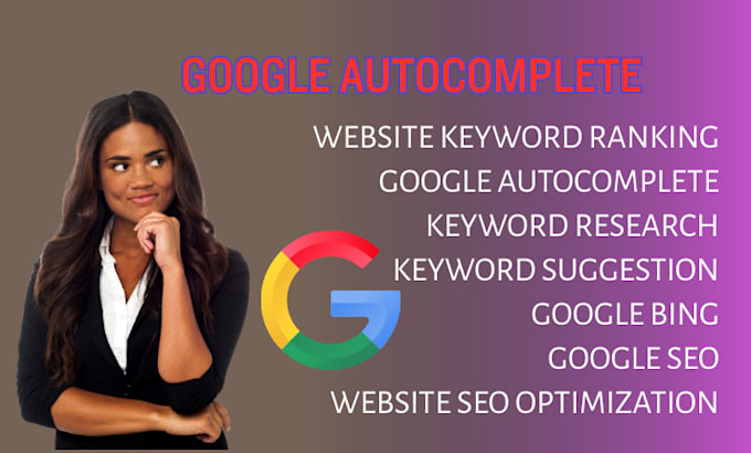 do google autocomplete and bing autosuggestion for website ranking