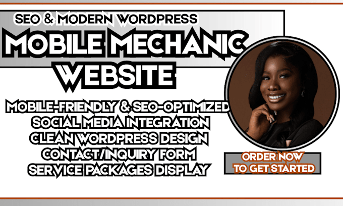 mobile mechanic website, auto repair website, car service website, mechanic site
