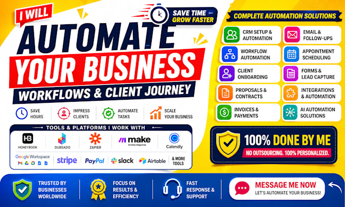 automate honeybook dubsado hubspot CRM and client onboarding for creatives