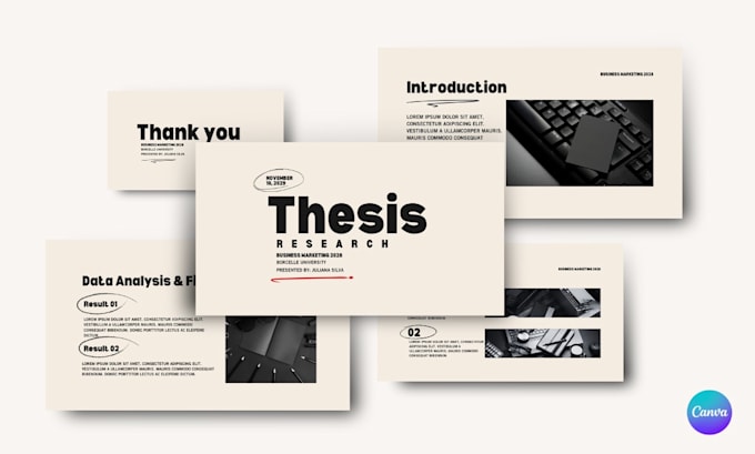design a professional pitch deck presentation in canva