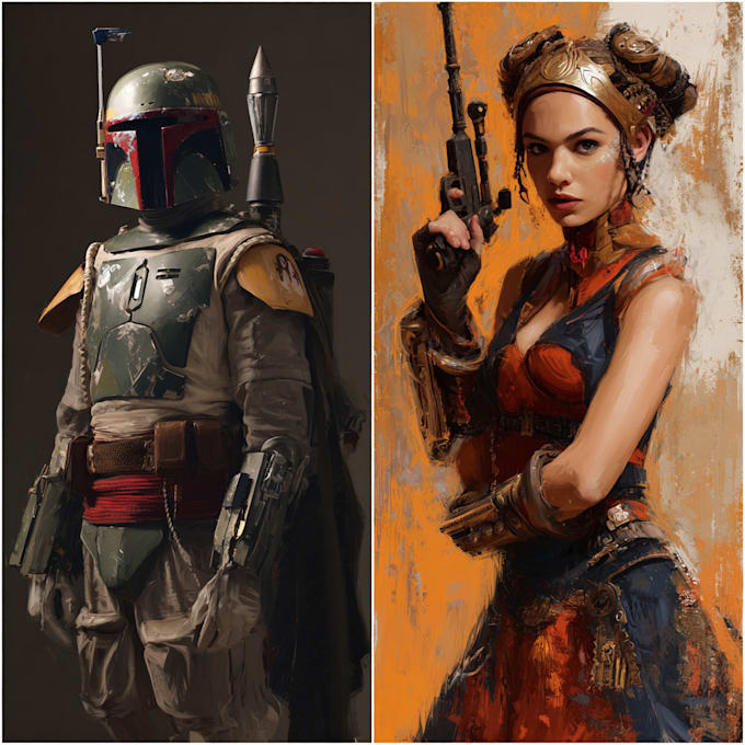 design your sci fi and star wars character