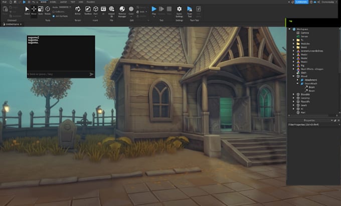 design unique roblox theme abandoned ruins as roblox builder