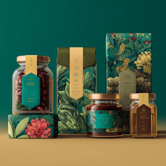 create modern and creative label and package design