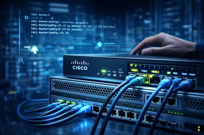 configure and troubleshoot cisco routers, switches, and lan networks