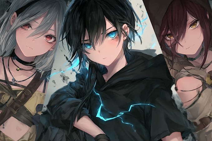 design vtuber model character in anime style for streaming