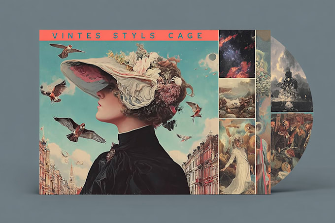 design stunning anime album cover art