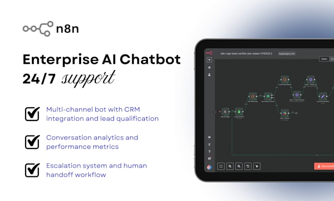 build an ai enterprise chatbot for support and CRM