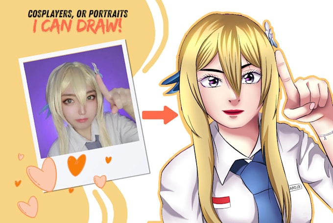 draw your photo into anime manga