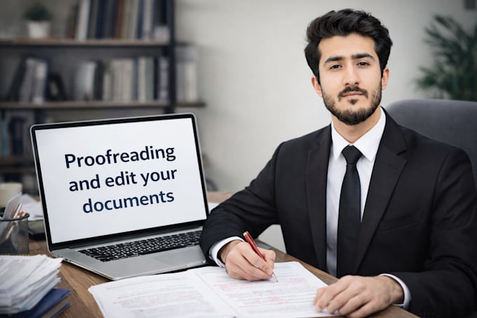 professionally proofread and edit your documents