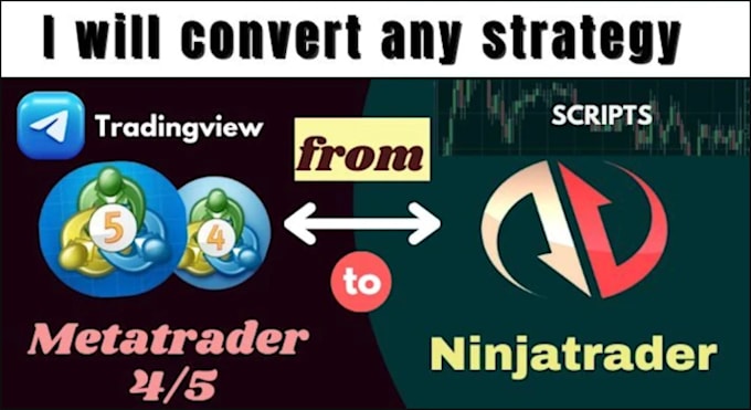 convert pine script into ninjatrader, crypto bot, or hft bot