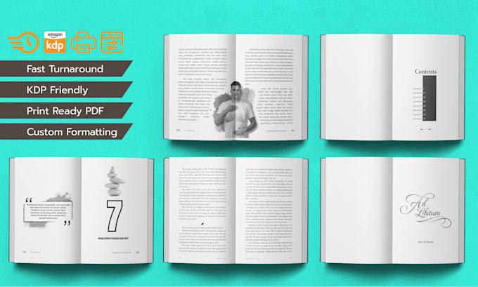 professional KDP book formatting for print ready PDF