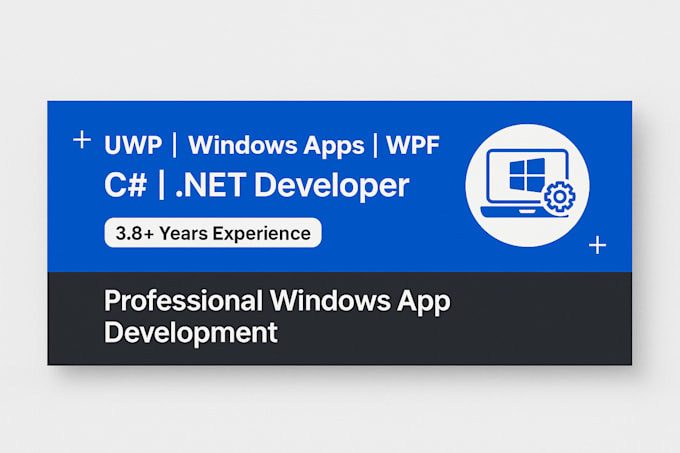 develop uwp, windows, wpf, and dot net applications in csharp professionally