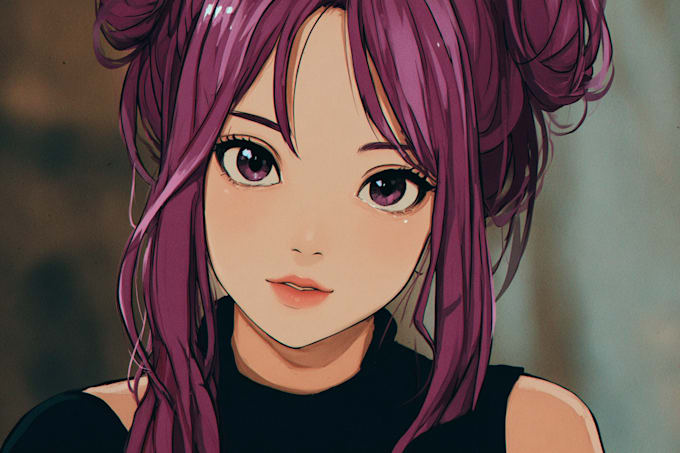 design anime characters with magical accessories and items
