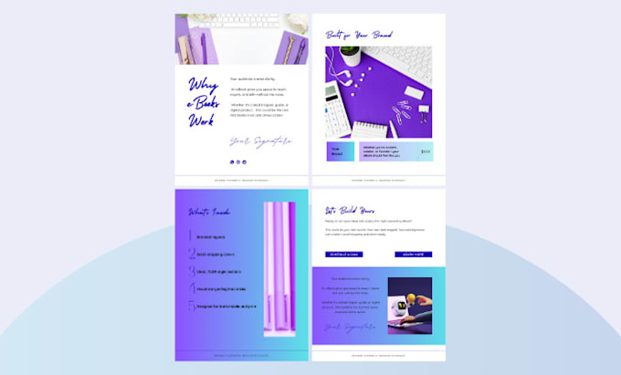 create ebook and workbook