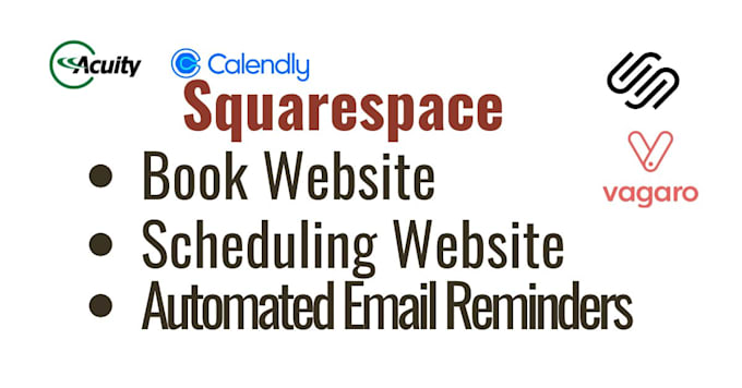 setup squarespace booking, scheduling website and service providers development