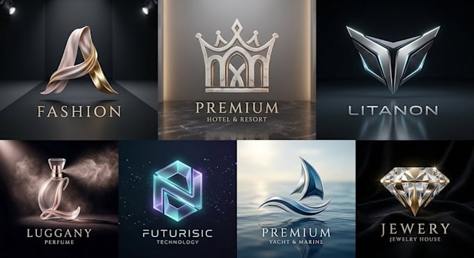 do premium 3d logo designs with infinite revisions