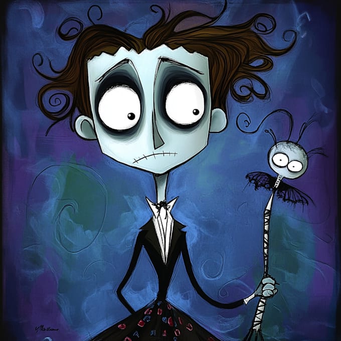 your avatar style tim burton
