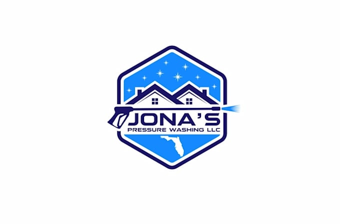 design creative cleaning washing logo