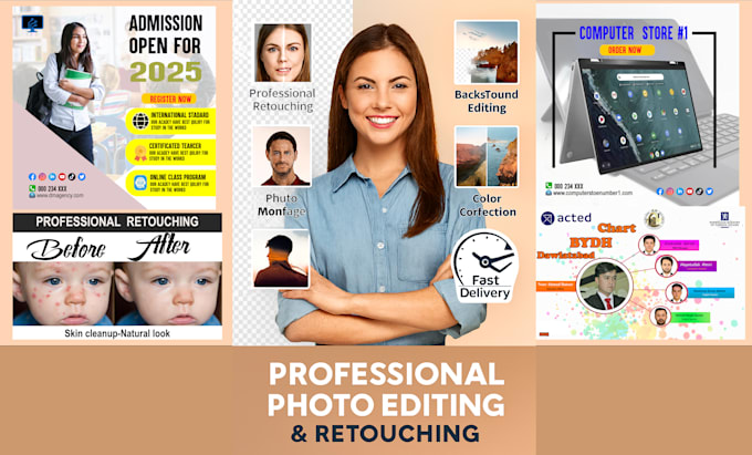 do professional photo editing