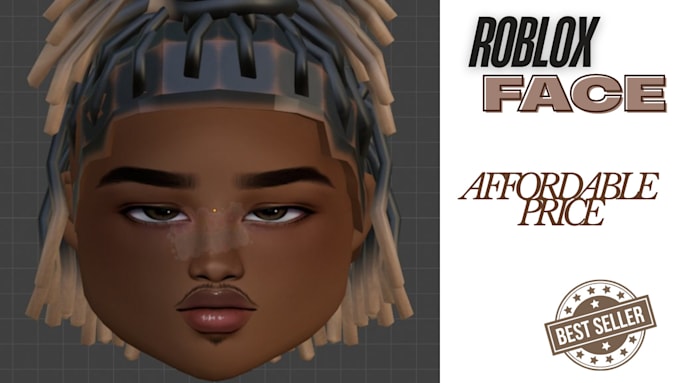 design a custom, upload ready roblox face