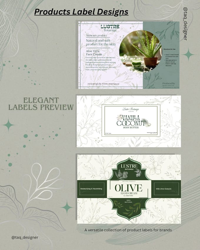 design minimalist product label, packaging labels designs