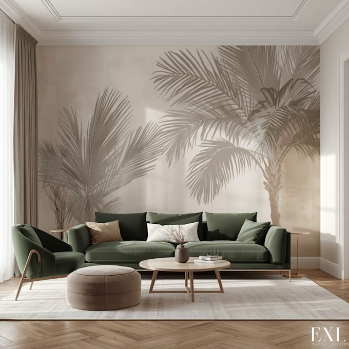 design stunning custom mural wallpaper for your space