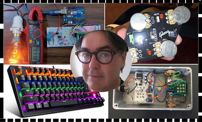 do mechanical keyboard design pcb for guitar pedal and any audio device project