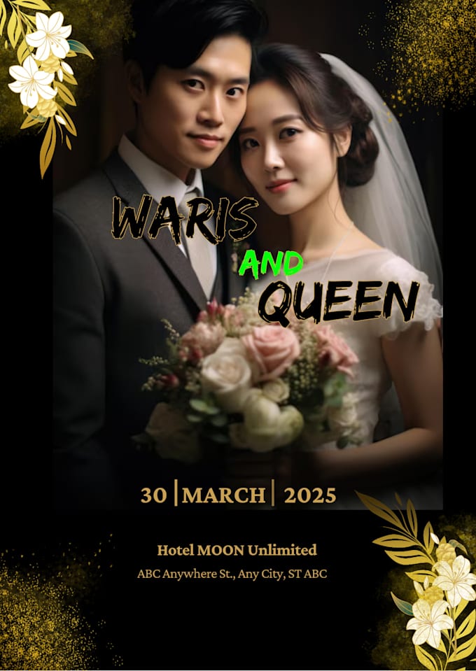 design eiegant marriage invitation cards